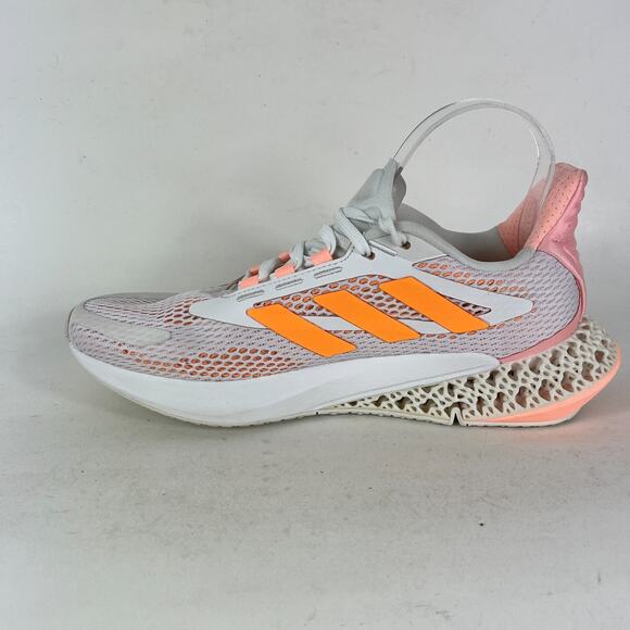 adidas 4DFWD Pulse GX2984 Sneakers Women's 9 White Flash Orange Running Shoes - Picture 6 of 12